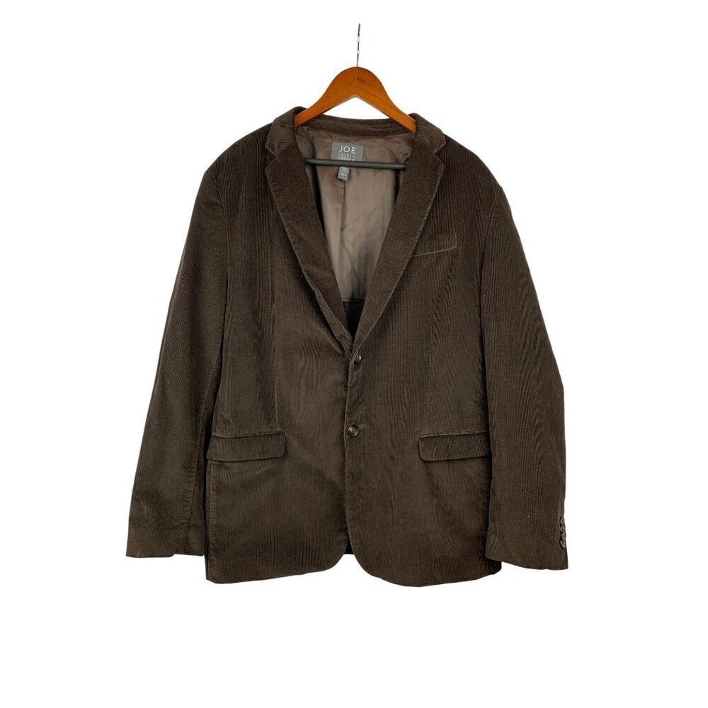 Joseph Abboud Mens Corduroy Blazer XL Brown